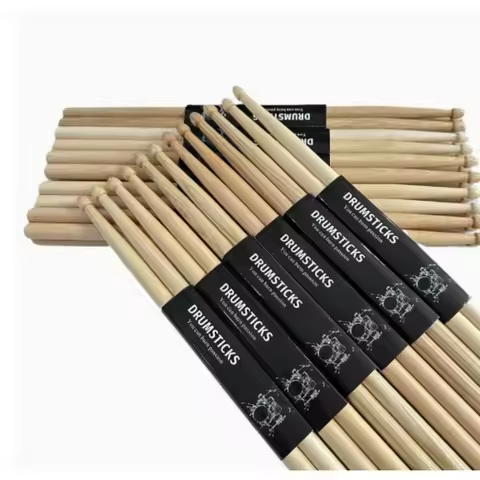 1 Pairs Maple Drum Stick 5A Walnut Drum Stand Solid Wood 7A Practice Drum Hammer