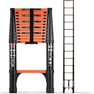 SINMEIRUN 16.5FT Telescoping Ladder, Portable Extension Folding Ladder, Multi-Purpose Compact Ladder