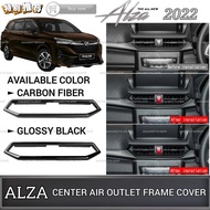 AMAZING PERODUA NEW ALZA 2022-2024 CAR CENTER AIR OUTLET FRAME COVER AIRCOND VENT PANEL GARNISH INTE