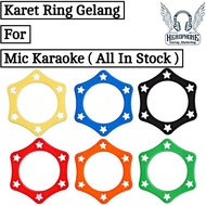 Karaoke Microphone Bracelet Holder RubberRing Bracelet/ Karaoke Microphone Protective RubberRing