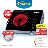 POWERPAC CERAMIC COOKER (ANY POT) 2000 WATTS (PPIC831)