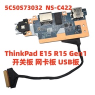 Original Lenovo ThinkPad E15 Switch Board Network Card Board USB Board 5C50S73032 NS-C422