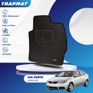 Kia Forte TrapMat Customize Car Floor Mat 100% Waterproof Anti Slip Easy to Clean(Front & Rear) - KI