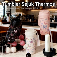Tumbler Tumbler Flask Cup Thermos Girl Steel with Strainer Coffee Thermos Stainless Tea Cute