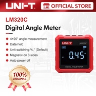 UNI-T Digital Angle Meter LM320C 4*90° Relative/absolute Value Measurement Data Hold 3 sides Magneti