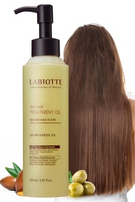 Silk Oil Hair Treatment for Repair, Frizz Control & Shine - With Jojoba Oil for Dry, Damaged Hair Gr
