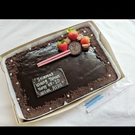 Brownies kukus/kue ultah anak/kue ulang tahun/brownies sekat