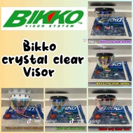 BIKKO VISOR 3 BUTTON CLEAR CRYSTAL FOR MS88 SGV99 MHR STRENG MAGNUM CLEAR CRYSTAL COLOUR
