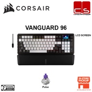 CORSAIR VANGUARD 96 Mechanical Gaming Keyboard Dual Tone(LCD SCREEN)Wired (Pulse Thocky & Linear)