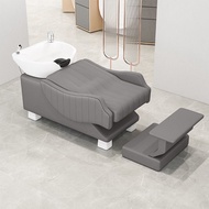 Shampoo chair hairdressing bed barber shop shampoo bed semi-lying flush bed shampoo bed hair salon h