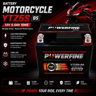 YTZ5S GTZ4 YTZ5-BS GTZ5 POWERFINE GEL BATTERI Bateri MOTOSIKAL Y15ZR Y15 LC135 V2-V6 LAGENDA SUZUKI 