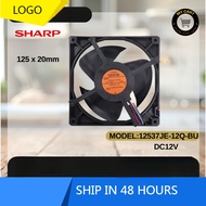Kipat SHARP Sejuk Motor/Motor Refrigerator Fan Motor 12537JE-12Q-BU/DC12V/SJ-406M-SS SJ-366M-SS Mlc8