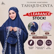 Hanna Mirae Telekung Pengantin TAHAJUD CINTA Satin Silk Premium Lace Hadiah Kahwin Hantaran Tunang
