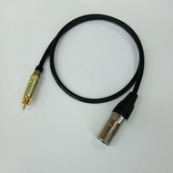 Ghiselijaya_ Cable 1M Jack Xlr Neutrik Male To Rca Amphenol Male