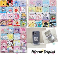 พร้อมส่ง Griptok ที่ติดโทรศัพท์ พร้อมกระจก ลายการ์ตูน