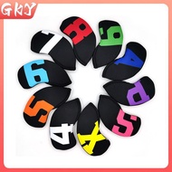 GKY High-end golf iron head cover Iron head Wedge cover 4-9 ASPX 10pcs 6 color GKY