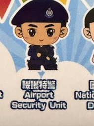 全新香港警察180週年紀念品機場特警 ASU Airport Security Unit