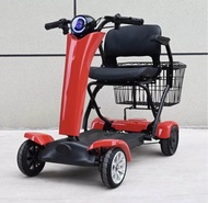 Brand new and original 4 wheel automatic folding electric scooter bike elderly mini mobility handicap
