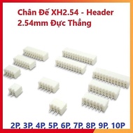 Bracket XH2.54 - Header 2.54mm Male Straight, 2P, 3P, 4P, 5P, 6P, 7P, 8P. 9P, 10P