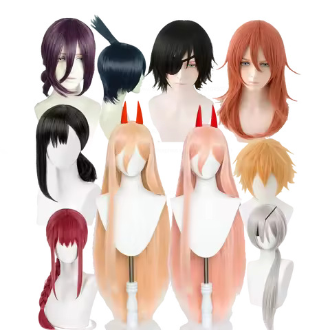 Anime Chainsaw Man Cosplay Wigs Reze Angel Devil Quanxi Makima Power Hayakawa Aki Denji Heat Resista