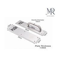 SUS 304 PUSH PLATE & PULL PLATE