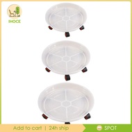 [Ihoce] Plant with Rolling Plant Stand Multifunctional Round Pot Mover Plant for Potted Plant