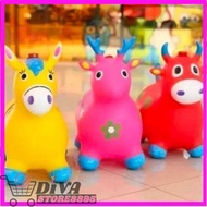 Jumping animal toys, rocking horse toys, children's rubber horse toys, Jumping horse ANIMAL LONCAT -