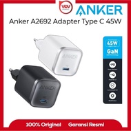Anker A2692 Nano Charger 45W Type C Fast Charging, Compact USB-C Fast Charger Adapter Wall Charger
