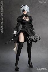 (LETSHEGO)現貨PLAY TOY 1/6 性感人形機器人2B P021