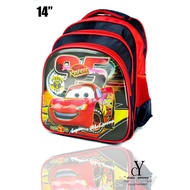 CY-1455 SCHOOL,BAG,SEKOLAH,3D,PRINT,DISNEY,CARS,CAR,MCQUEEN