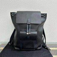 DIOR 黑色D-Motion牛皮男款後背包 30*11*38 98新配件塵袋
