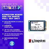 Kingston KC600 SSD 1TB mSATA SATA 3.0 - ( Pull Out Unit ) 1024GB SATA III Solid State Drive SKC600MS