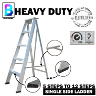 Heavy Duty Single Sided Ladder (4 Steps 5 Steps 6 Steps 7 Steps 8 Steps 9 Steps 10 Steps 11Steps 12