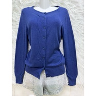 Jacket A84 Japanese 2hand HK Works London wool cardigan size M suitable for school and work