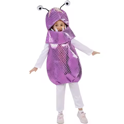 Halloween Anime Cartoon Monster Inc Boo Deluxe Costume For Girl
