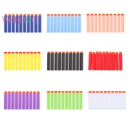100PCS 7.2cm Refill Darts Toy Gun Bullets For Nerf Bullets Soft Hollow Hole Head for Nerf Series Blasters Xmas Kid Children Gift [wohoyo.sg]