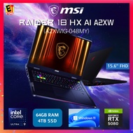 MSI Raider 18 HX AI A2XWIG-048MY (Intel Core Ultra 9 285HX/64GB/4TB SSD/RTX5080 16GB/18" UHD+ IPS/W1