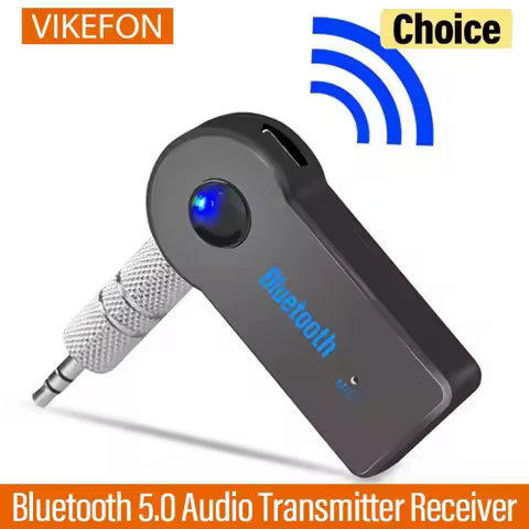 2 in 1 Bluetooth 5.0 Receiver Transmitter Wireless Audio Adapter 3.5mm Jack For Car Music Aux A2dp H
