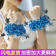 Taiwan Shipping Dance Wrist Flower First Grade Handle Cheerleader Hand-Cranked Color Bar 1D3U