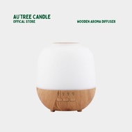 Au'tree Candle Wooden Aroma Diffuser 120ml Essential Oil