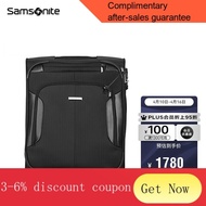 YQ44 Samsonite（Samsonite）New Trolley Case Business Luggage Universal Wheel Luggage Boarding Machine Long BoxBP0*09011Bla