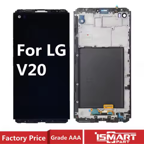 For LG V20 LCD Display Touch Screen Digitizer Assembly With Frame LS997 H910 H918 US996 VS995 LCD Re