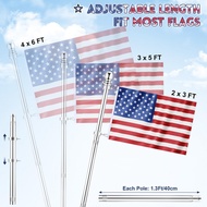 Flag Pole for House6 FT Stainless Steel  1In Rustproof Porch Flagpole for Outdoor Sport for Flag