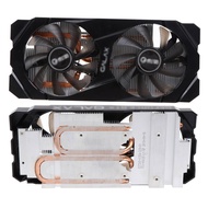 【CW】 2Pcs 85mm VGA Fan for GeForce RTX 2060 2070 SUPER Will GTX 1660 1660Ti Graphics Card Cooling 4Pin 12V Cooler E8BE