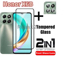 Huawei Honor X6B 2IN1 Full Screen Protector Tempered Glass For Huawei Honor X6B 4G HonorX6B 4G Honor
