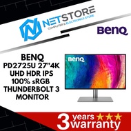 BENQ PD2725U 27" 4K UHD HDR IPS 100% sRGB THUNDERBOLT 3 MONITOR  9H.LJXLA.TBP