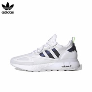 [กล่องเดิม] ADIDAS ORIGINALS ZX 2K BOOST lace-up low top รองเท้าผ้าใบผู้ชายและผู้หญิง-FX8489