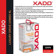LXA20276 XADO Luxury Drive Synthetic 10W-60 SM/CF 4L Revitalizant Factor [15.5]