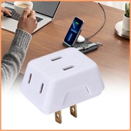 Plug Extension Outlet Angled Wall Outlet Adapter Extender Flame-Retardant Electrical Socket Expander