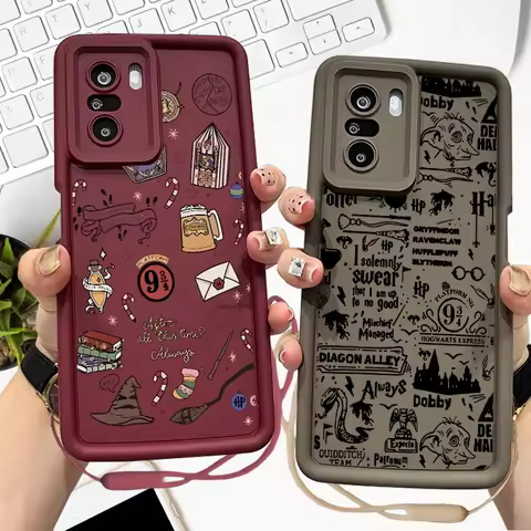 Couple Potters Wand For Xiaomi Redmi 14C 13C 13 12C 11A 10C 10A 9C 9AT 9i A3 A2 A1 Eyes Ladder Lanya